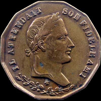 Reverse - France - Bertrand - 1844