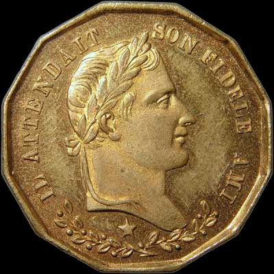 Reverse - France - Bertrand - 1844