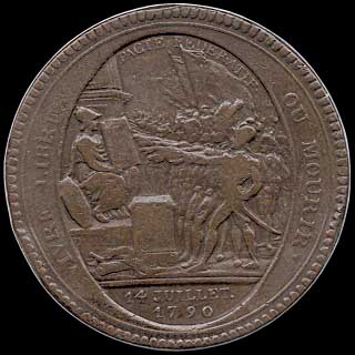 Obverse - France - Monneron Brothers token 5 sols