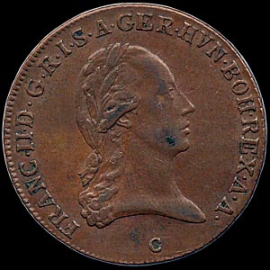 Obverse - Austria - 3 Kreutzer 1800