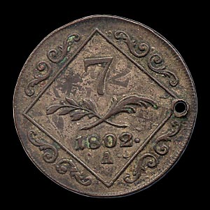 Reverse - Austria - 7 Kreutzer 1802