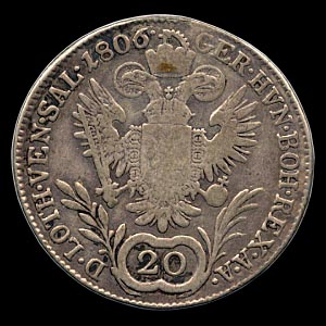 Reverse - Austria - 20 Kreuzer 1806