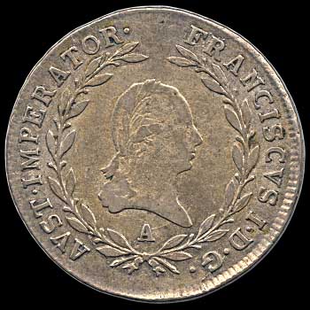 Obverse - Austria - 20 Kreuzer 1809