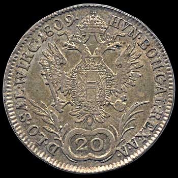 Reverse - Austria - 20 Kreuzer 1809
