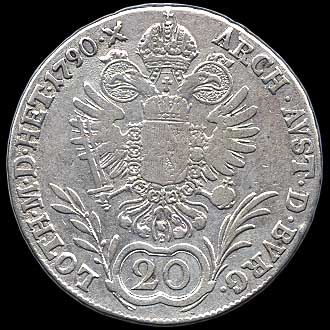 Reverse - Austria - 20 Kreuzer 1790