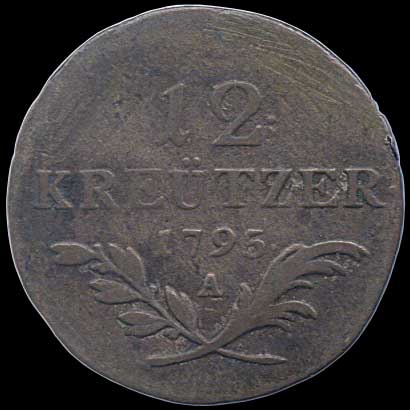Reverse - Austria - 12 Kreutzer 1795