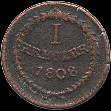 Reverse - Baden - 1 Kreuzer  (1808)