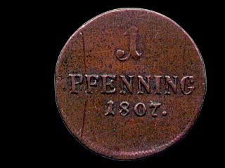 Reverse - Bavaria - 1 Pfennig - 1807