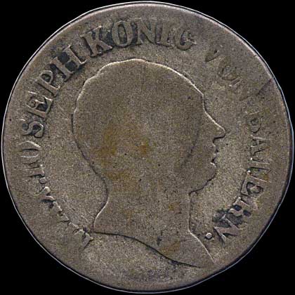 Obverse - Bavaria - 6 Kreuzer - 1813