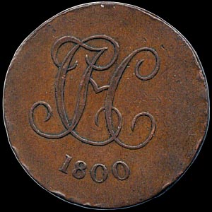 Reverse - Great Britain - 1 Penny - 1800