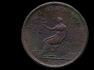 Reverse - Great Britain - 1 Penny - 1806