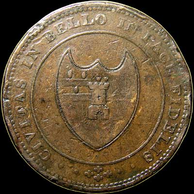 Obverse - Great Britain - 1 Penny Token - 1811