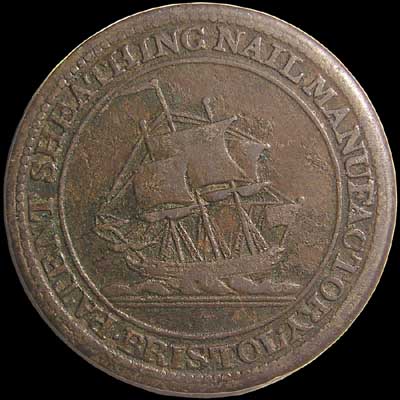 Obverse - Great Britain - 1/2 Penny Token - 1811