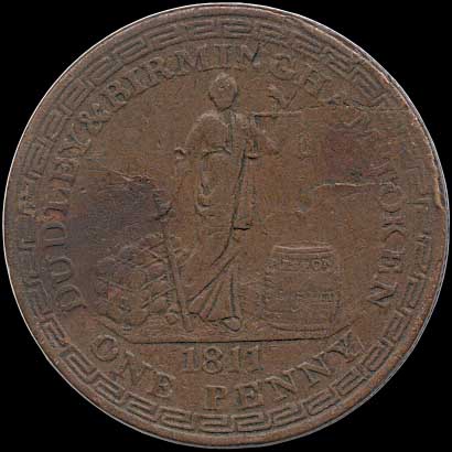 Obverse - Great Britain - 1 Penny Token - 1811