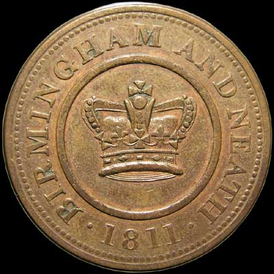 Obverse - Great Britain - 1 Penny Token - 1811