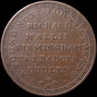 Reverse - Great Britain - 1 Penny Token - 1811