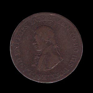 Obverse - Great Britain - 1/2 Penny - 1812