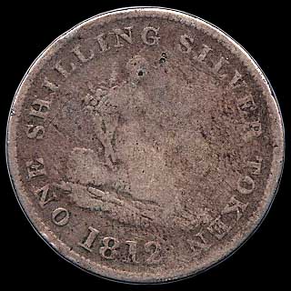 Obverse - Great Britain - 1 Shilling Token - 1812
