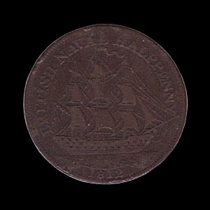 Reverse - Great Britain - 1/2 Penny - 1812