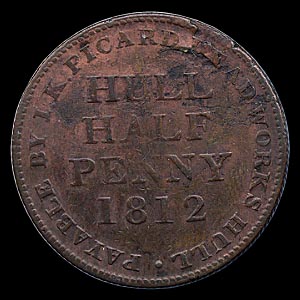 Reverse - Great Britain - 1 Penny - 1812