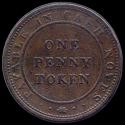 Reverse - Great Britain - 1 Penny - 1812