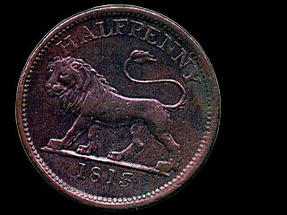 Obverse - Great Britain - 1/2 Penny - 1813