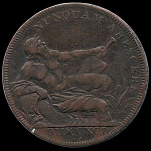 Reverse - Great Britain - 1791
