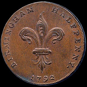 Reverse - Great Britain - 1792