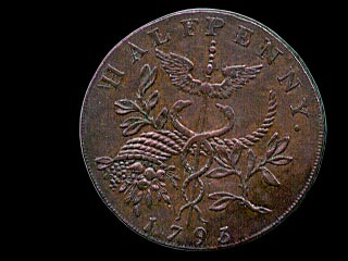 Reverse - Great Britain - 1/2 Penny - 1793