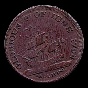 Reverse - Great Britain - 1 Farthing - 1794