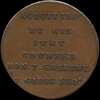 Reverse - Great Britain - 1/2 Penny - 1794