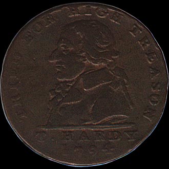 Obverse - Great Britain - 1/2 Penny - 1794