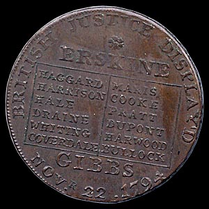Reverse - Great Britain - 1/2 Penny - 1794