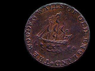 Reverse - Great Britain - 1/2 Penny - 1795