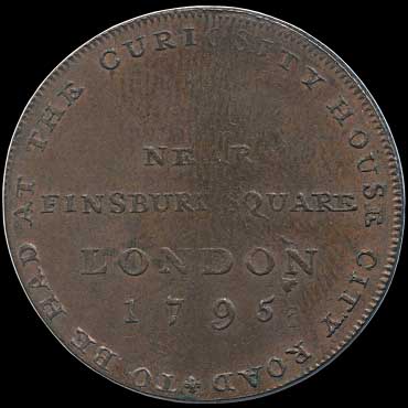 Reverse - Great Britain - 1/2 Penny - 1795