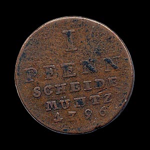 Reverse - Brunswick-Luneburg 1796 1 Pfennig