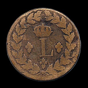 Obverse - France - Un Decime - 1815