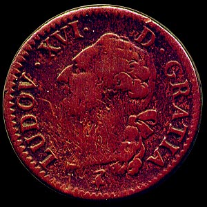 Obverse - France - 12 Deniers - 1791