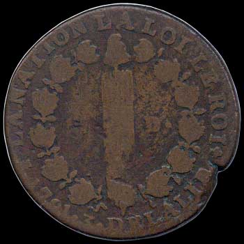 Reverse - France - 12 Deniers - 1791