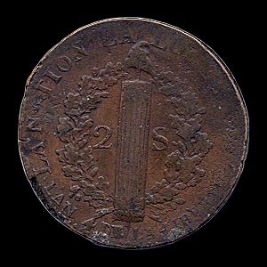 Reverse - France - 2 Sols - 1792