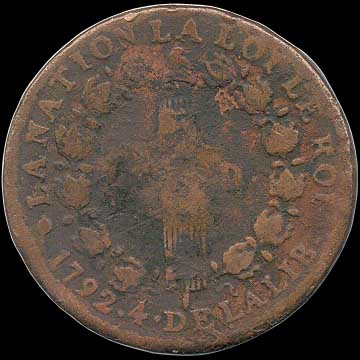 Reverse - France - 12 Deniers - 1792