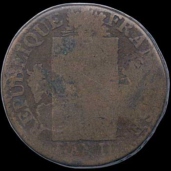 Obverse - France - 1 Sols 1793