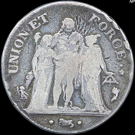 Obverse - France - 5 Francs 1797