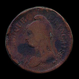 Obverse - France - Un decime - 1797