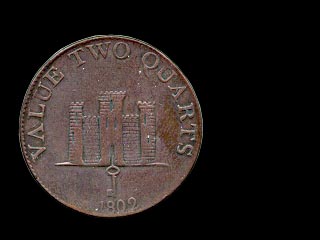 Obverse - Gibraltar - 2 Quarts - 1802