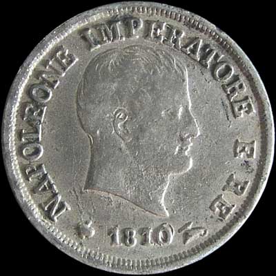 Obverse - Kingdom of Napoleon - 10 Soldi (1810)