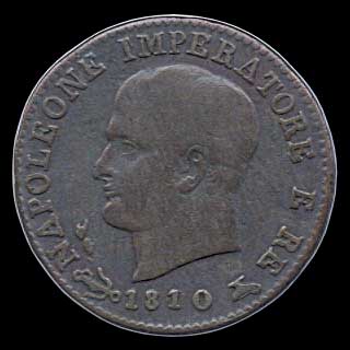 Reverse - Kingdom of Napoleon - 1 Centesimo (1810)