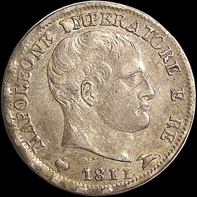 Obverse - Kingdom of Napoleon - 5 Soldi - 1811
