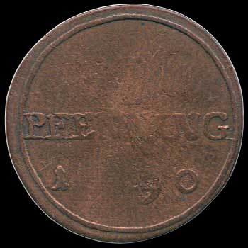Reverse - Munster - Pfennig - 1790