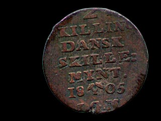 Reverse - Norway - 2 Skilling - 1805